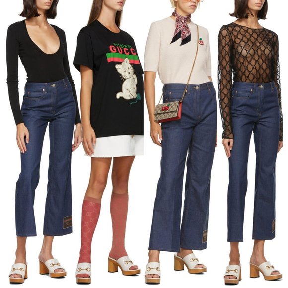 GUCCI SHOES HOUDAN WOOD PLATFORM LEATHER MULES w HORSEBIT sz 39 9 - Picture 2 of 16